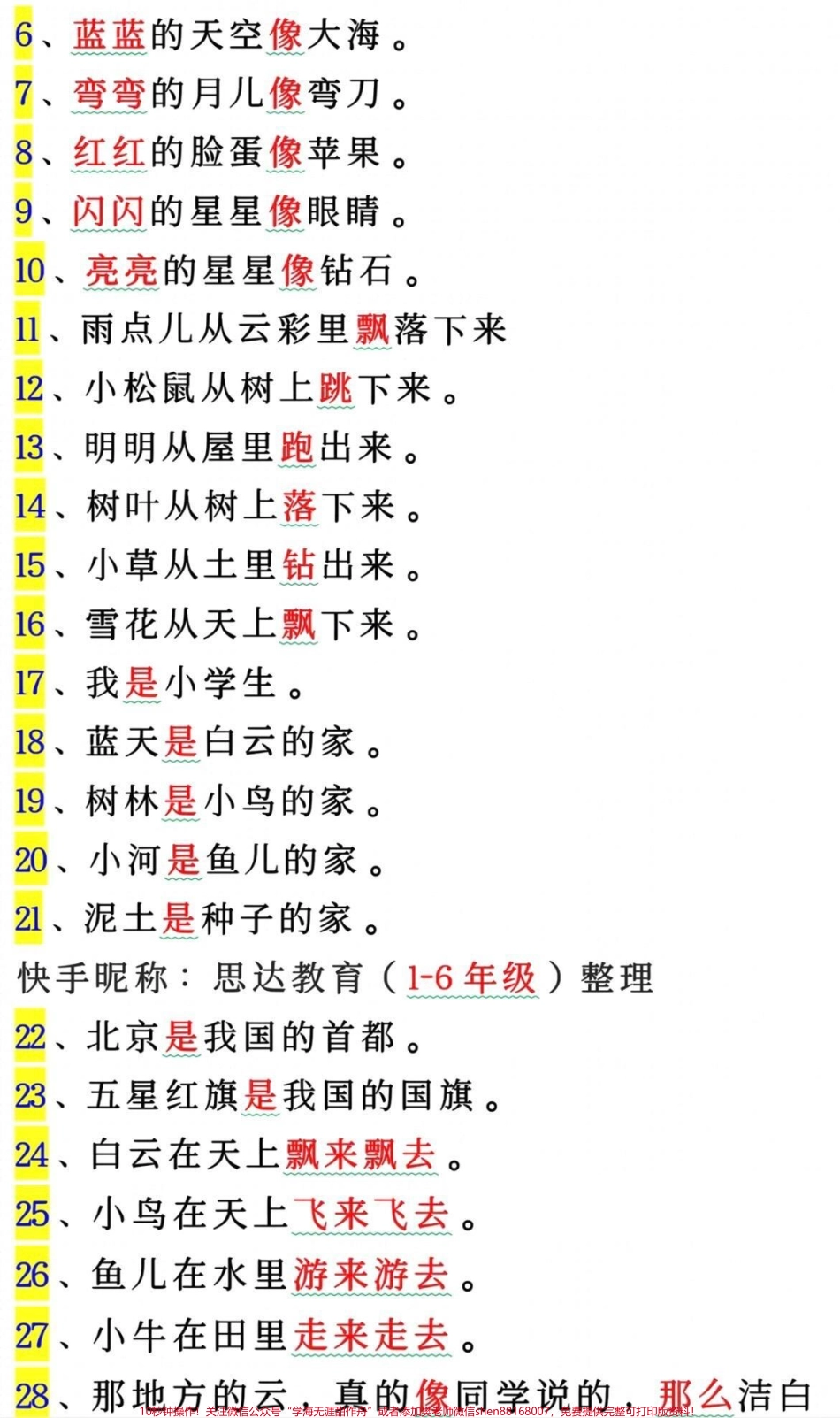 一年级语文课文仿写句子重要！！！#小学语文 #一年级 #知识分享 #知识创作人 #家庭教育.pdf_第3页