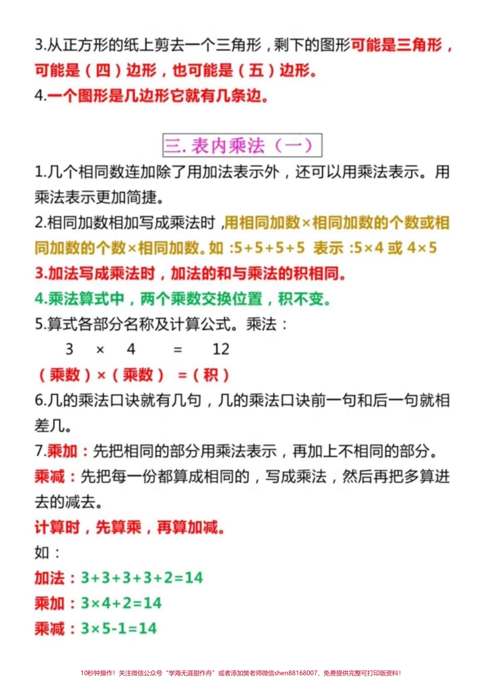 二年级上册苏教版数学知识总结#二年级 #家长收藏孩子受益 #教育 #知识分享 #作文.pdf_第2页