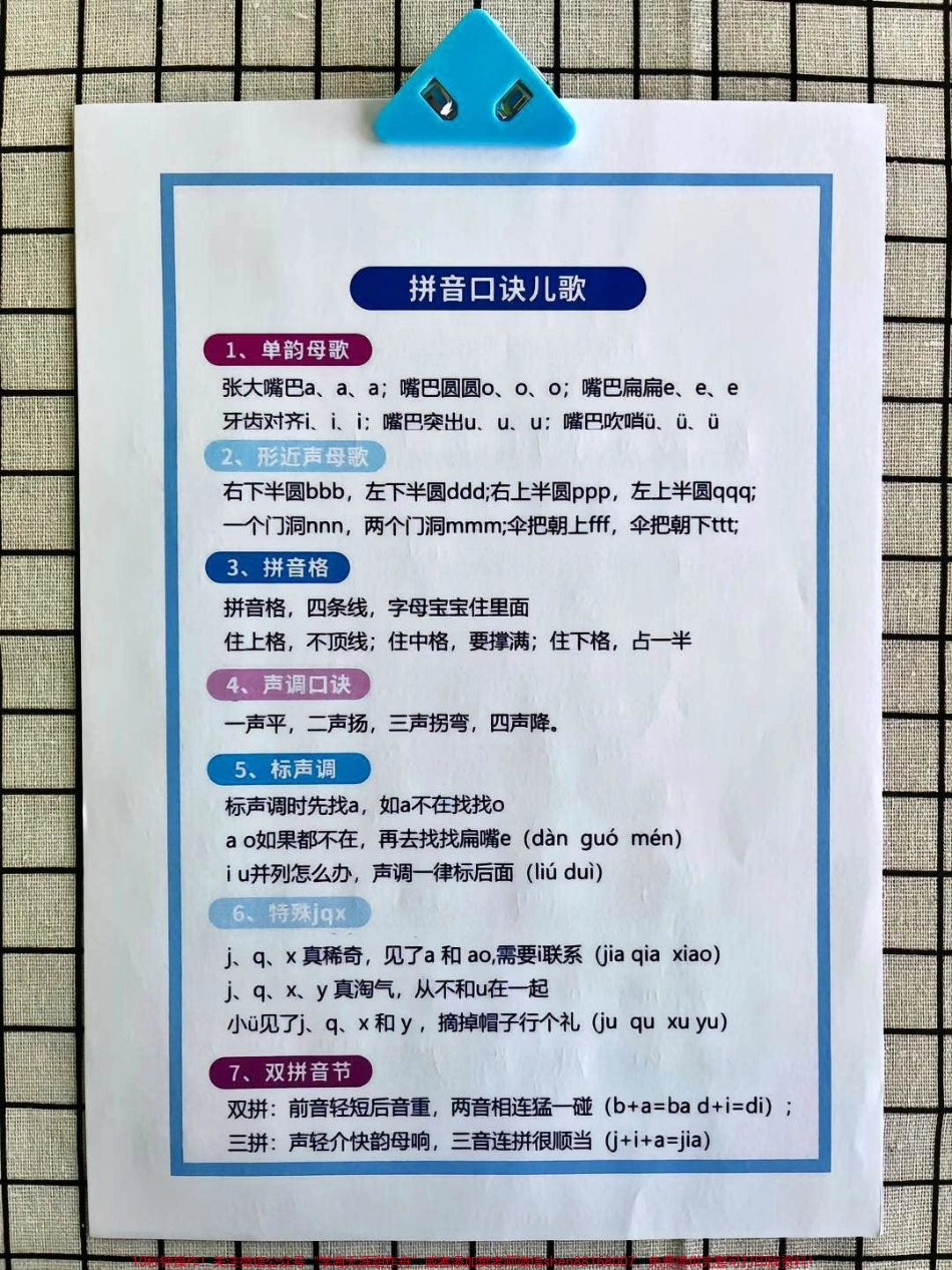 一年级上册语文汉语拼音字母表及口诀儿歌#知识点总结 #学习 #小学知识点归纳.pdf_第2页