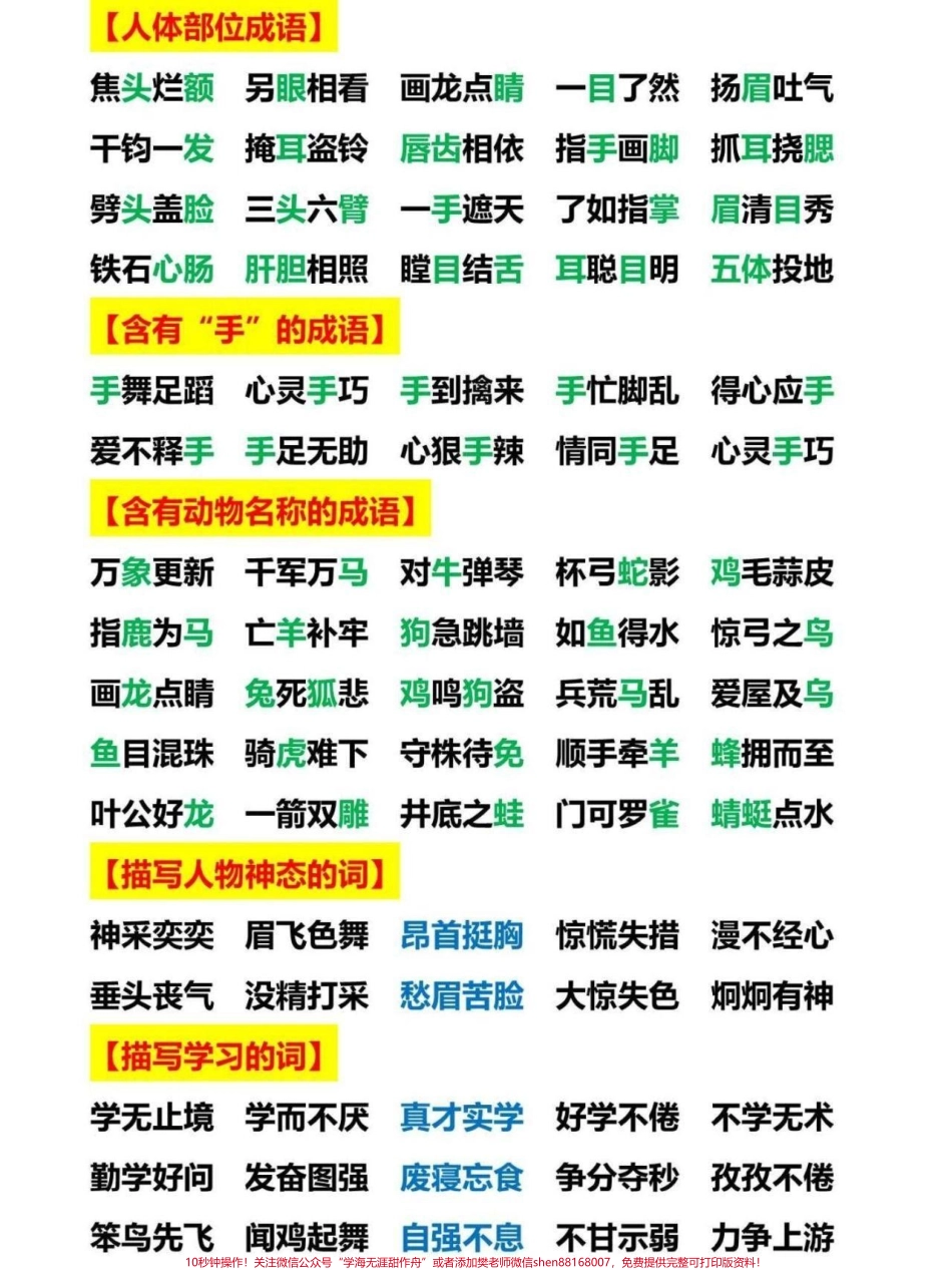 部编版二年级下册语文和类型词语积累大盘点#教育 #二年级语文 #学习 #二年级 #每天学习一点点.pdf_第3页