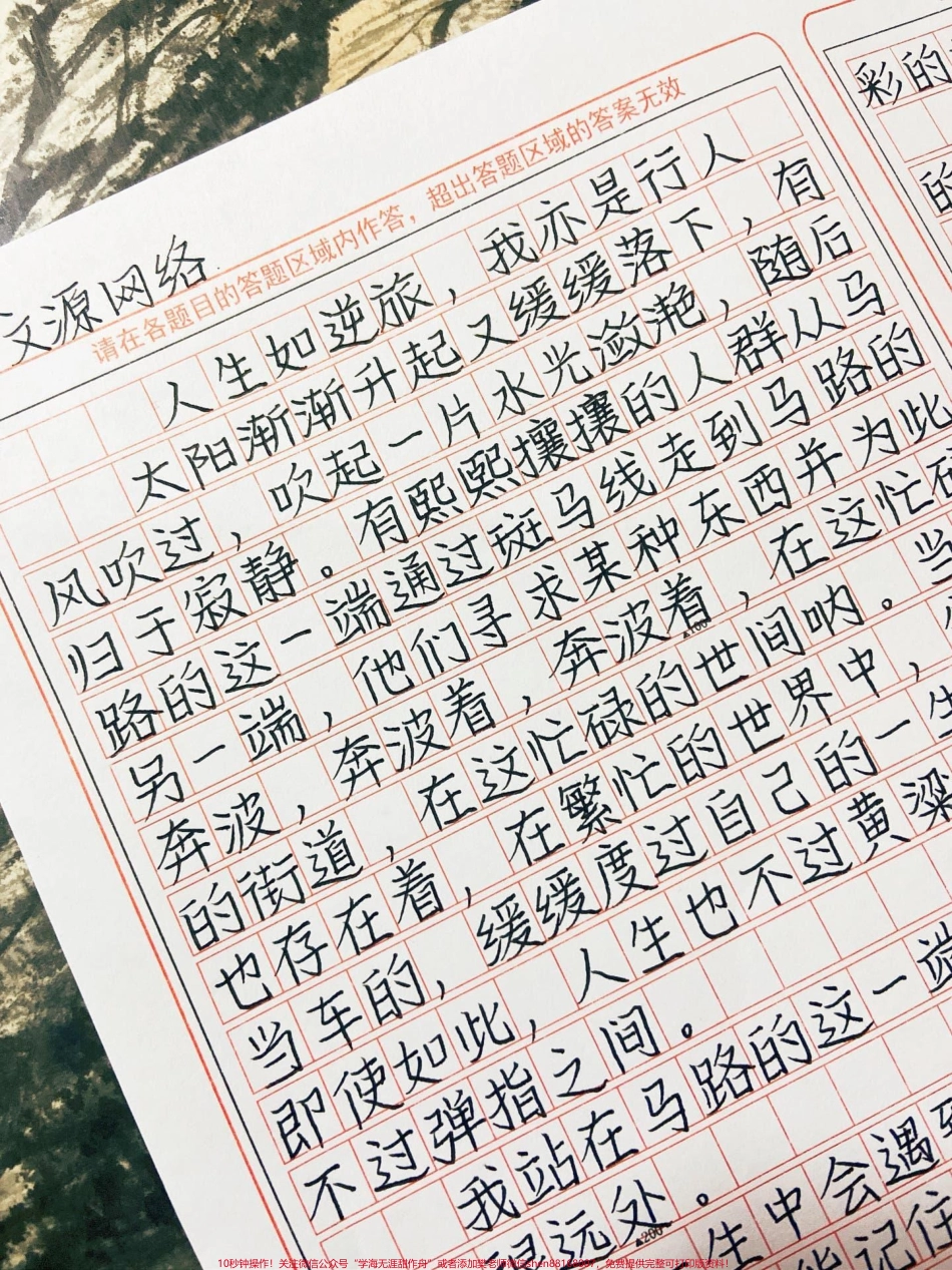 优秀作文《人生如逆旅我亦是行人》#作文 #图文伙伴计划 #抖音图文来了.pdf_第1页