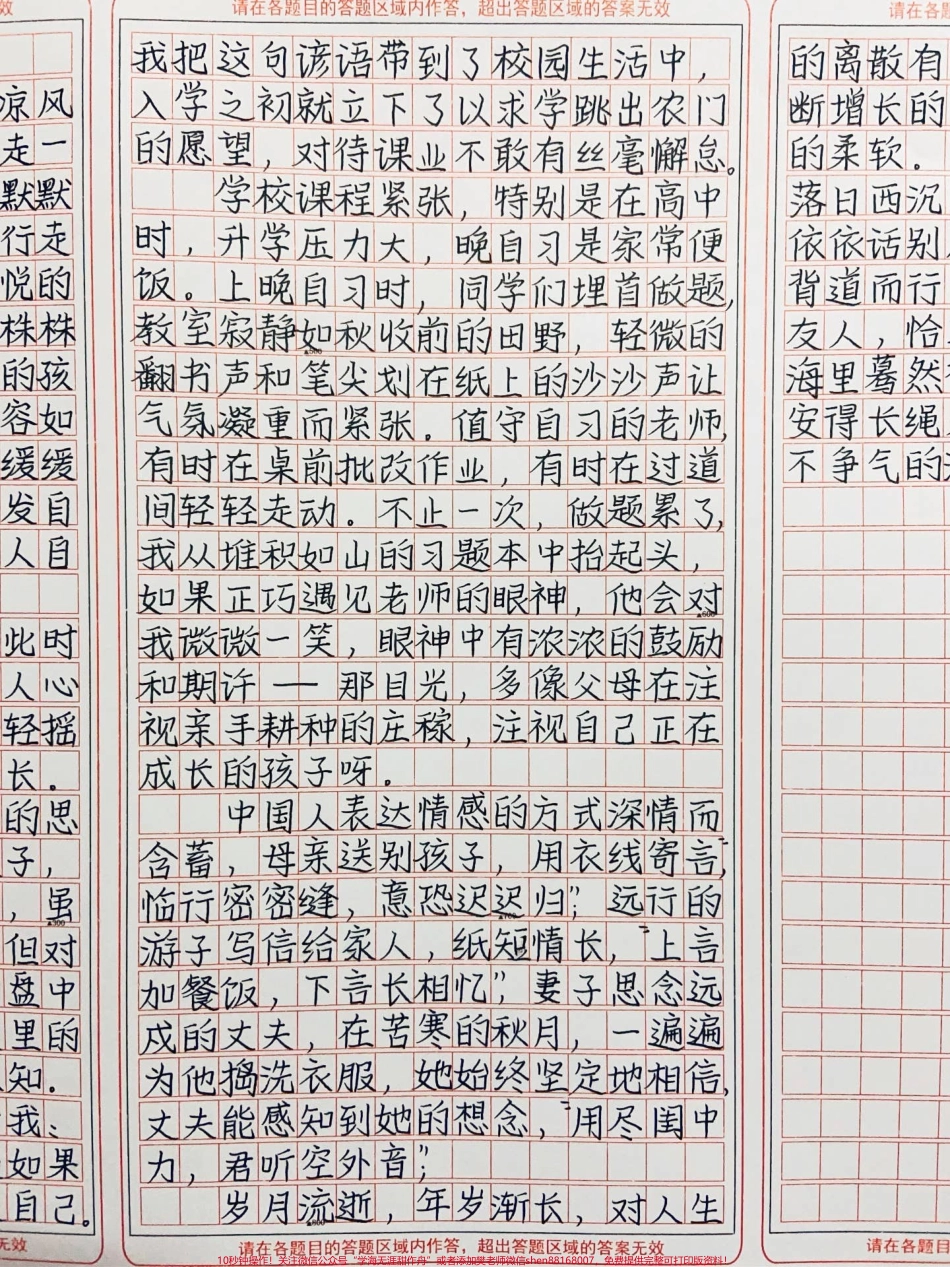 优秀作文《温暖的眼神》#作文 #图文伙伴计划 #抖音图文来了.pdf_第3页