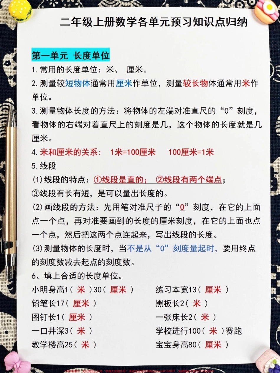 二年级上册数学重点知识点总结‼涵盖了大部分知识点适合一升二年级的孩子们预习使用老师们经过精心整理为了帮助孩子们更好地学习数学提供了这份资料家长们可以打印出来给孩子们学习让他们在暑假期间对二年级上册数学的重点知识有所了解希望孩子们能够通过学习打好数学的基础！#一升二年级 #二年级数学上册 #二年级数学.pdf_第2页