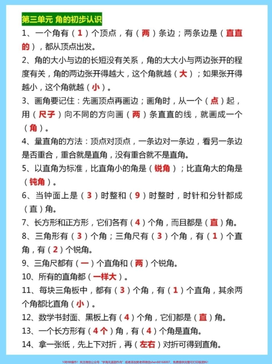 暑假必备一升二公式大全#暑假充电计划 #暑假预习 #知识点总结 #假期学习 #暑假作业.pdf_第3页