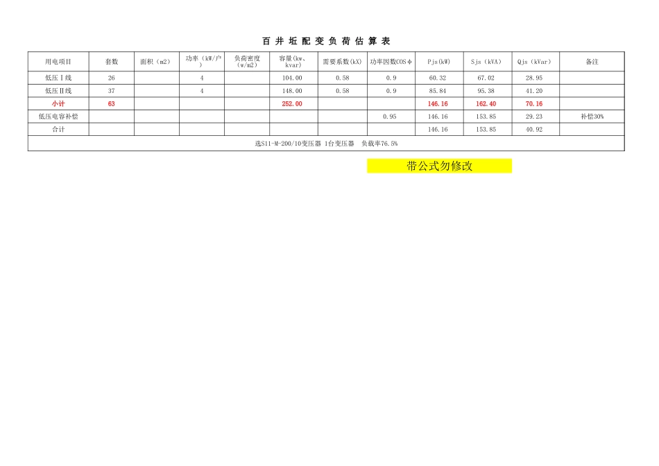 电力负荷计算.xls_第1页