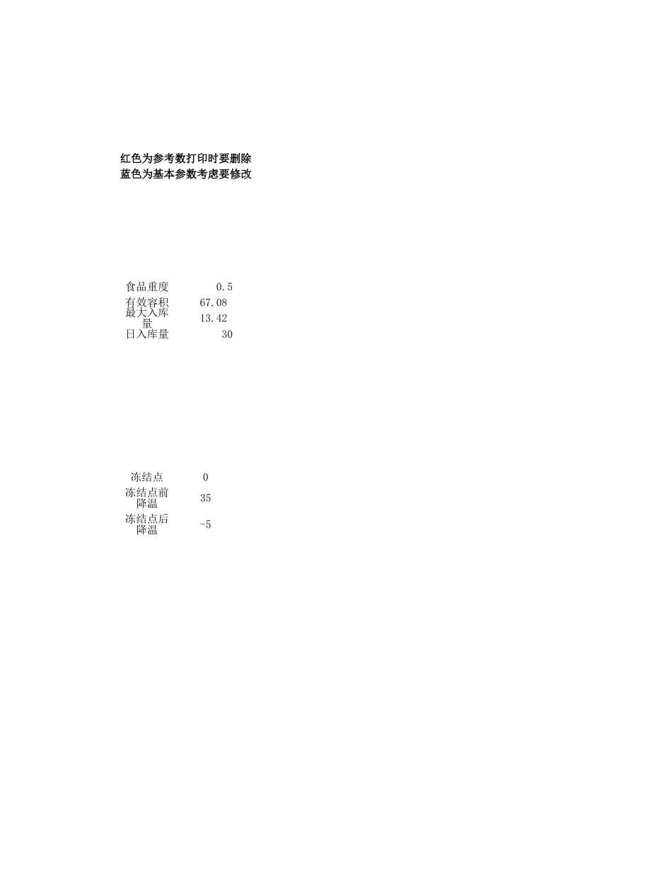 冷库负荷计算表.xls_第3页