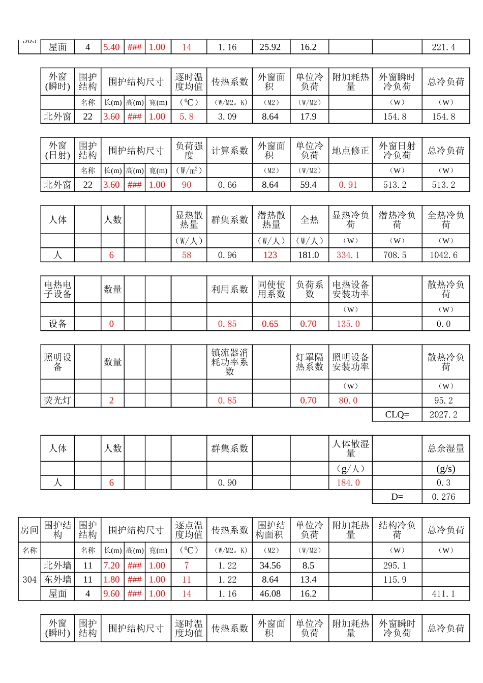空调通风计算书.xls_第3页