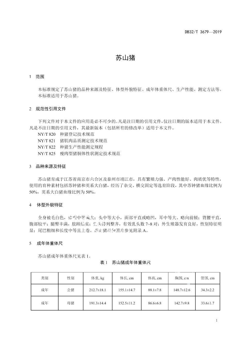 DB32T 3679-2019苏山猪.pdf_第3页