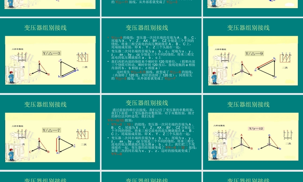 变压器组别接线.ppt
