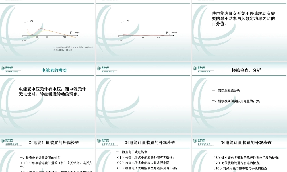 用电检查高级工 电能计量.ppt
