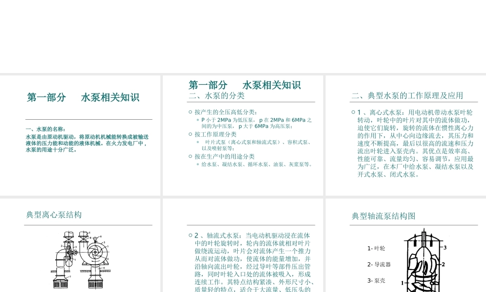 水泵知识培训.PPT