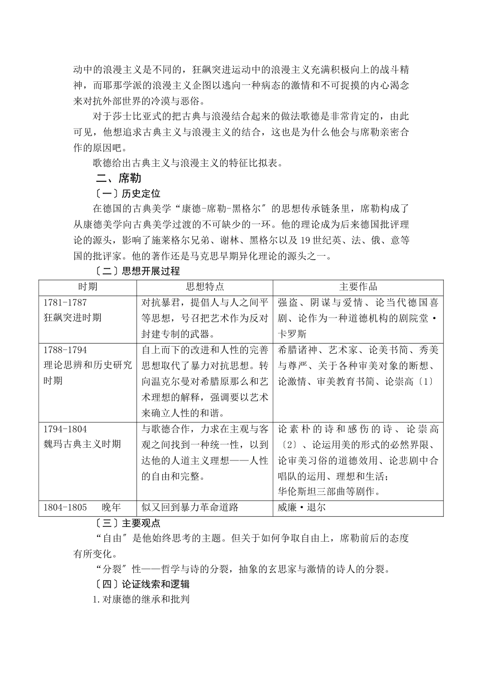 2023年吴琼《西方美学史》第十章歌德美学第十二章席勒美学读书报告1129.doc_第3页