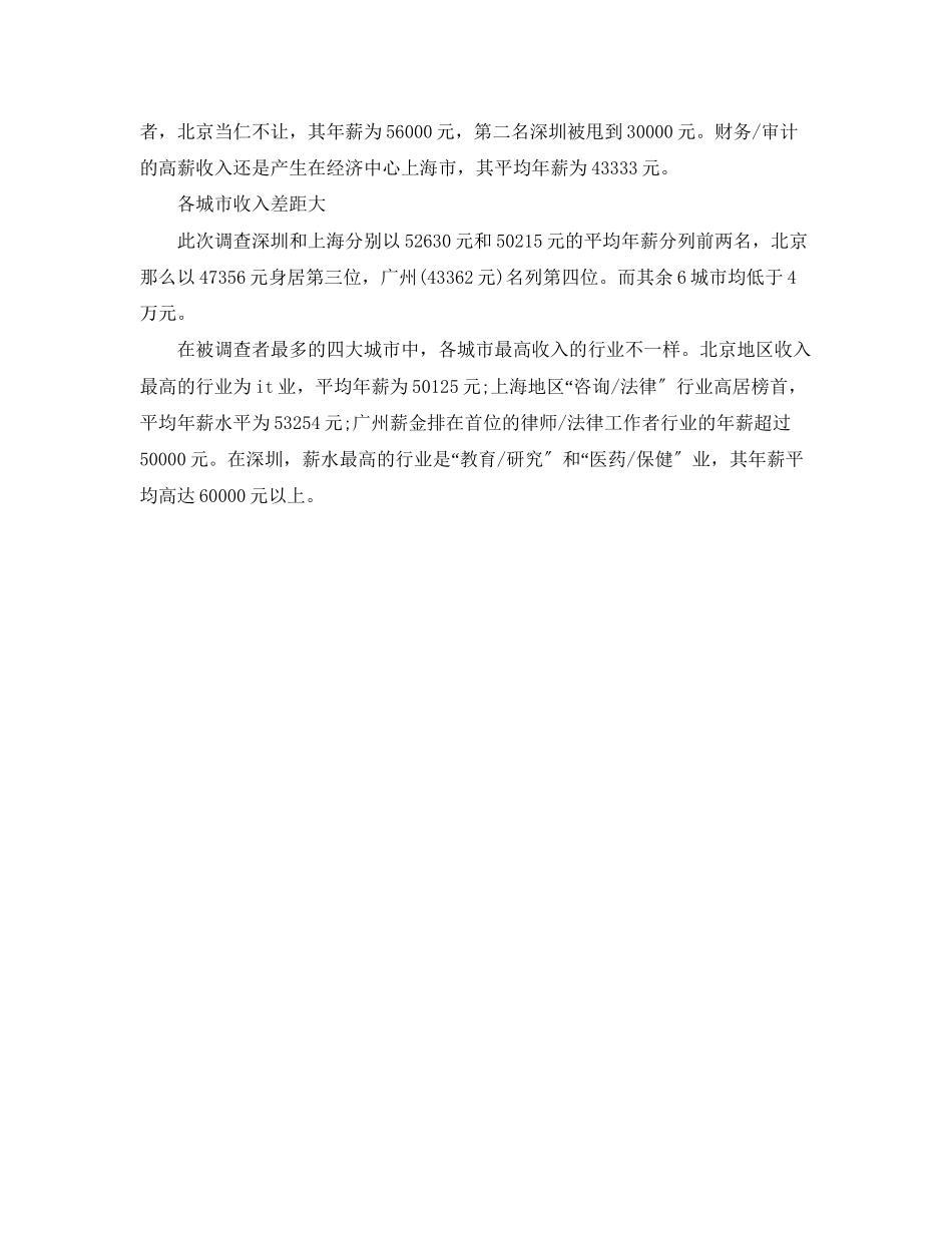 2023年行业薪资的大学生暑假调查报告.docx_第2页