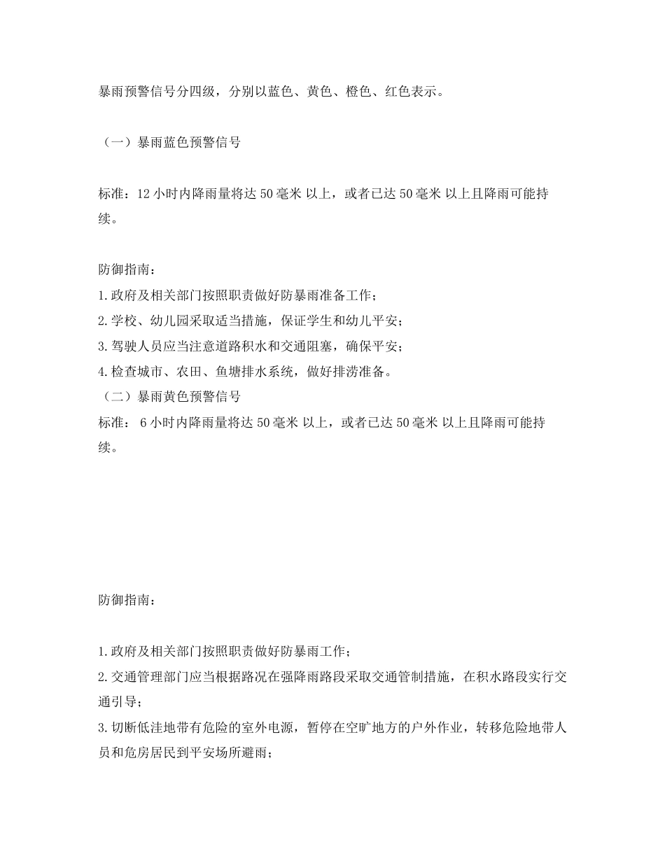 2023年《安全常识灾害防范》之台风预警信号及预防措施.docx_第3页