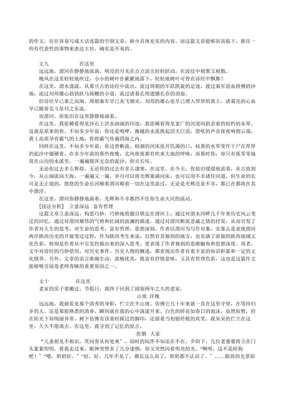 2023年陕西省中考优秀作文点评（二）初中语文.docx_第3页
