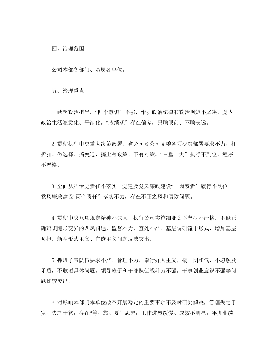 2023年不作为不担当问题专项治理行动工作方案.docx_第2页