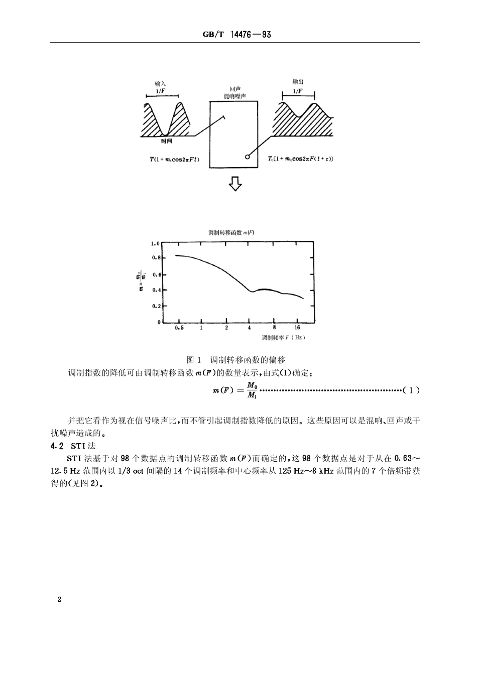 GB∕T 14476-1993 客观评价厅堂语言可懂度的[RASTI]法.pdf_第3页