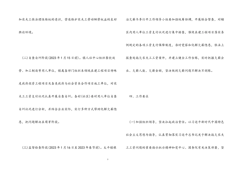 2023年乡村拖欠薪资冬季专项行动整治工作方案.docx_第3页