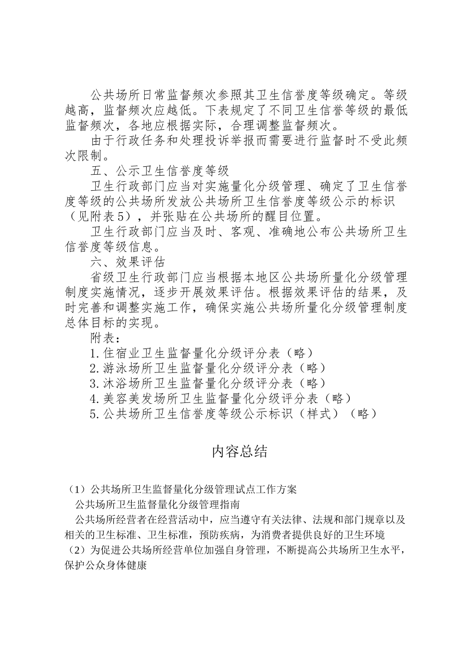 2023年公共场所卫生监督量化分级管理试点工作方案 .doc_第3页
