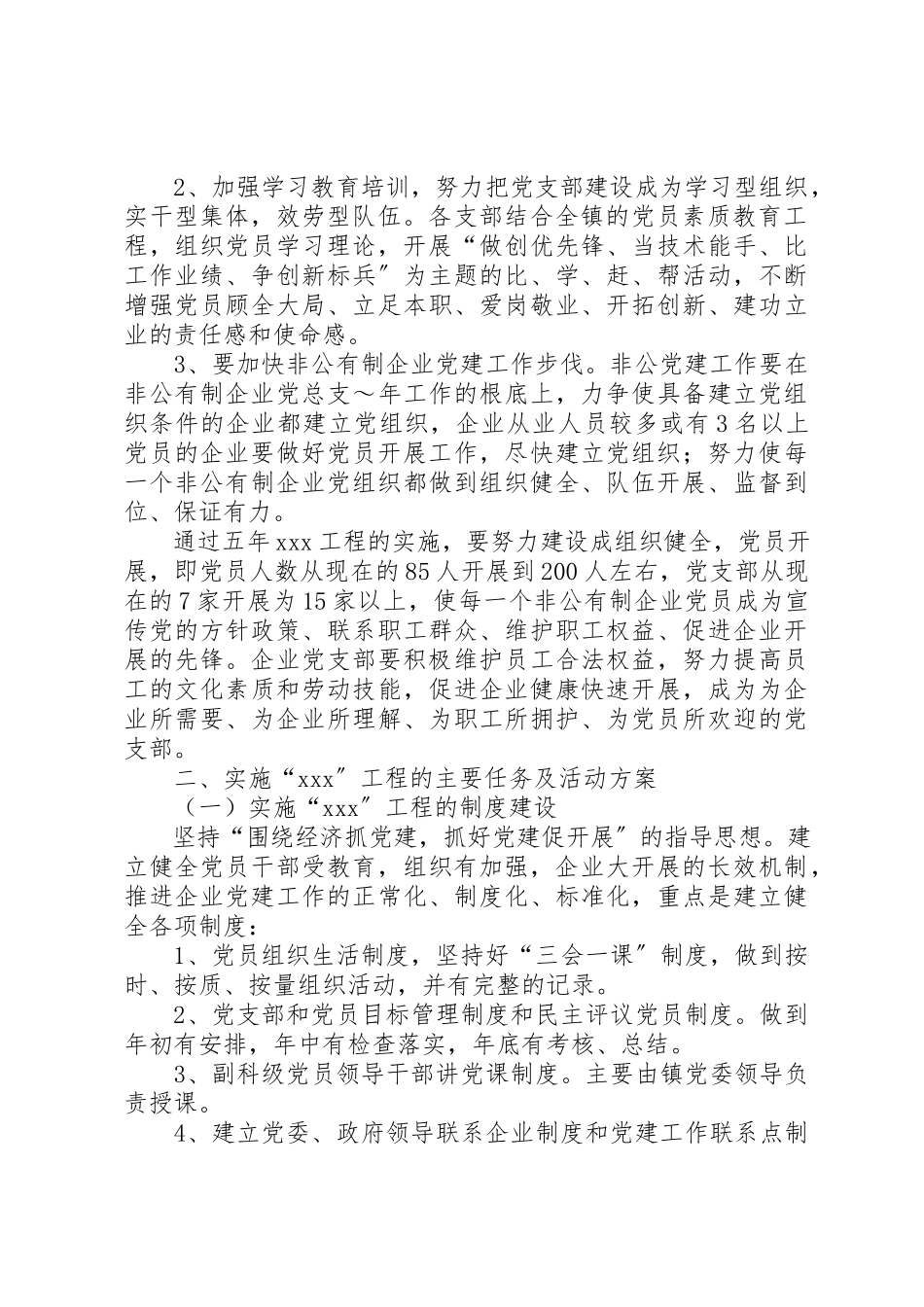 2023年创建“五好”非公企业党支部工作方案.docx_第2页