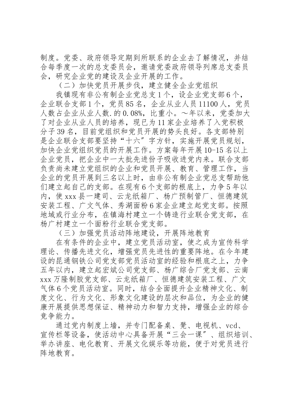 2023年创建五好非公企业党支部工作方案.doc_第3页