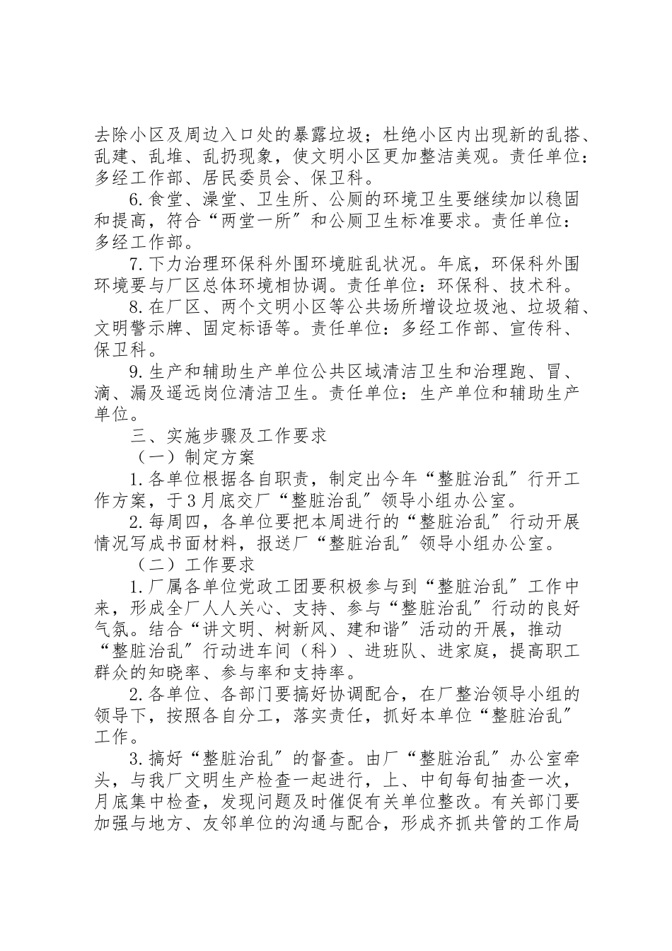 2023年厂整脏治乱专项行动工作方案.doc_第2页