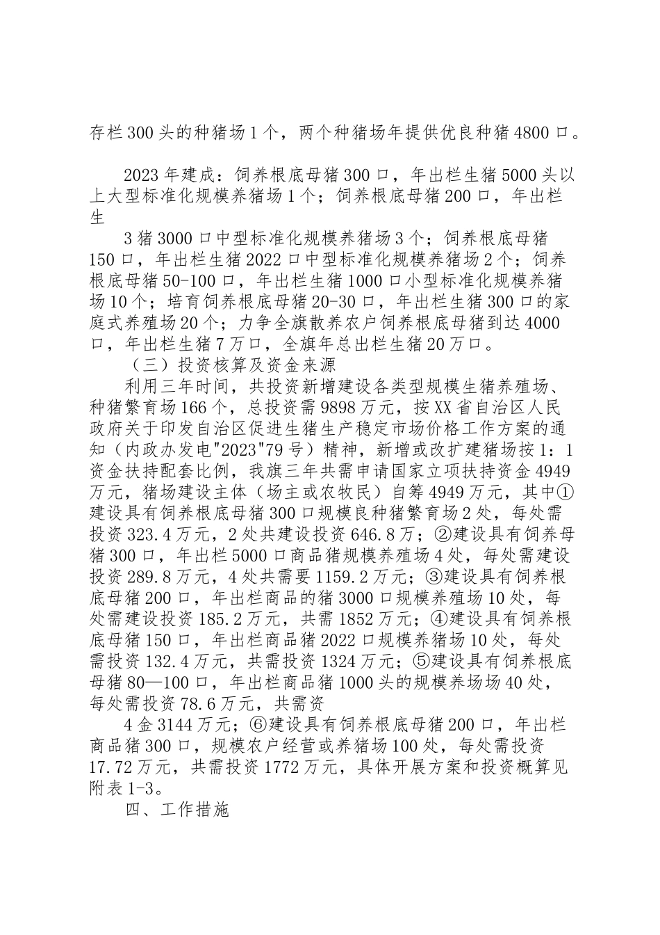 2023年县区促进生猪生产和价格稳定工作方案5篇.doc_第3页