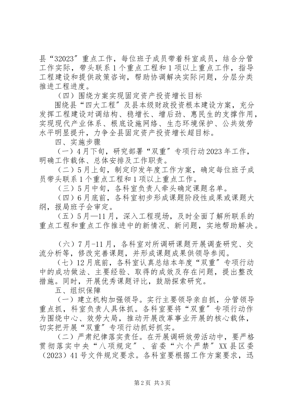 2023年发改局双重专项行动工作方案.docx_第2页