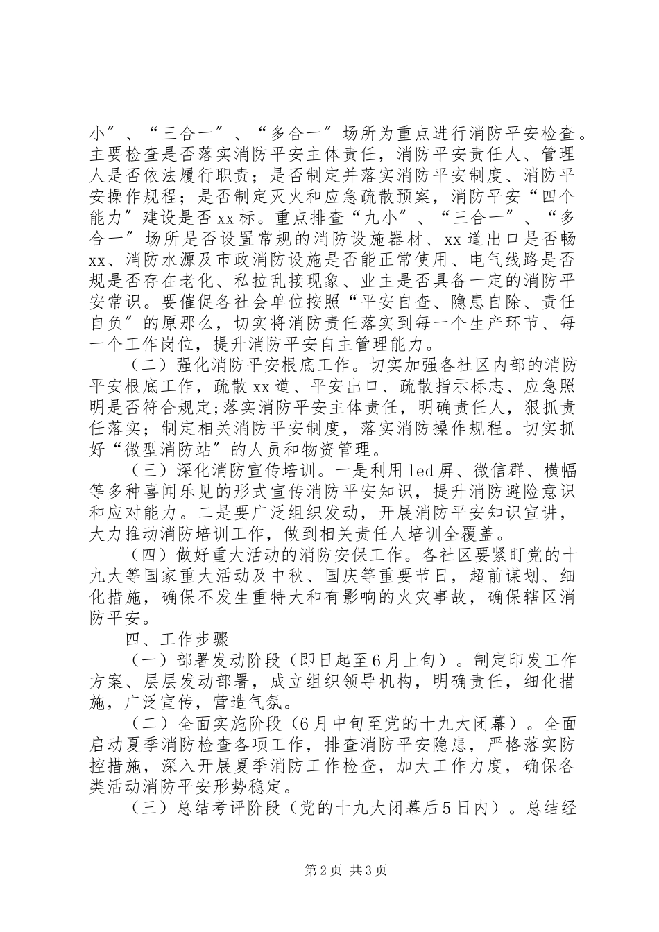 2023年夏季消防检查工作方案新编.docx_第2页