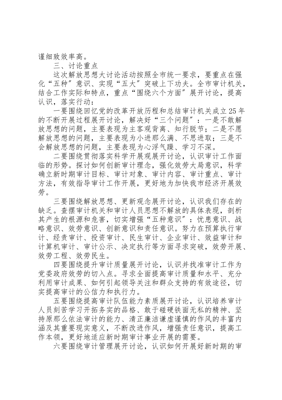 2023年审计局思想讨论暨项目建设工作方案新编.doc_第3页