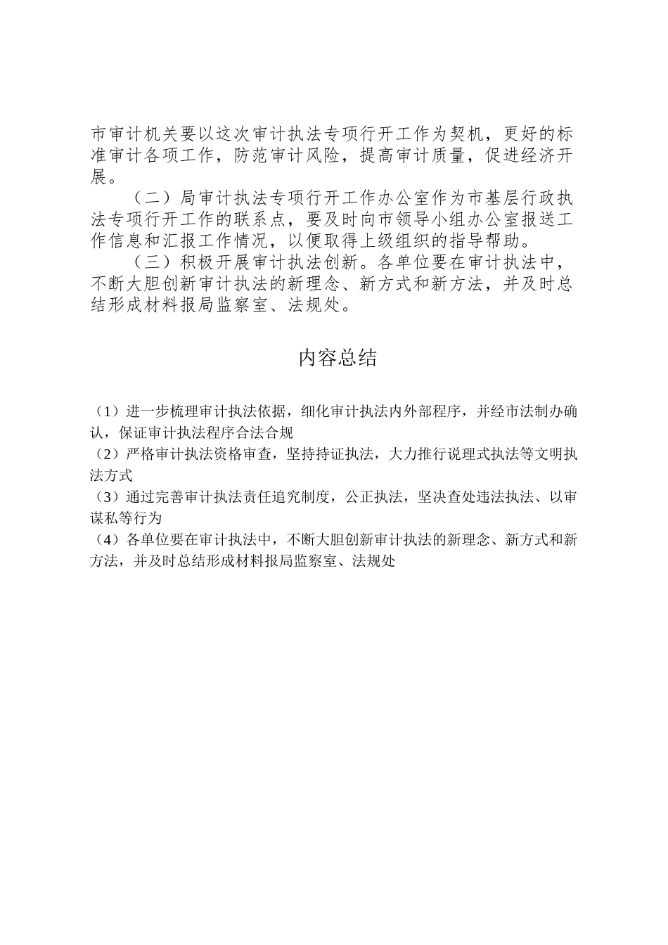 2023年审计执法专项行动工作方案.doc_第3页