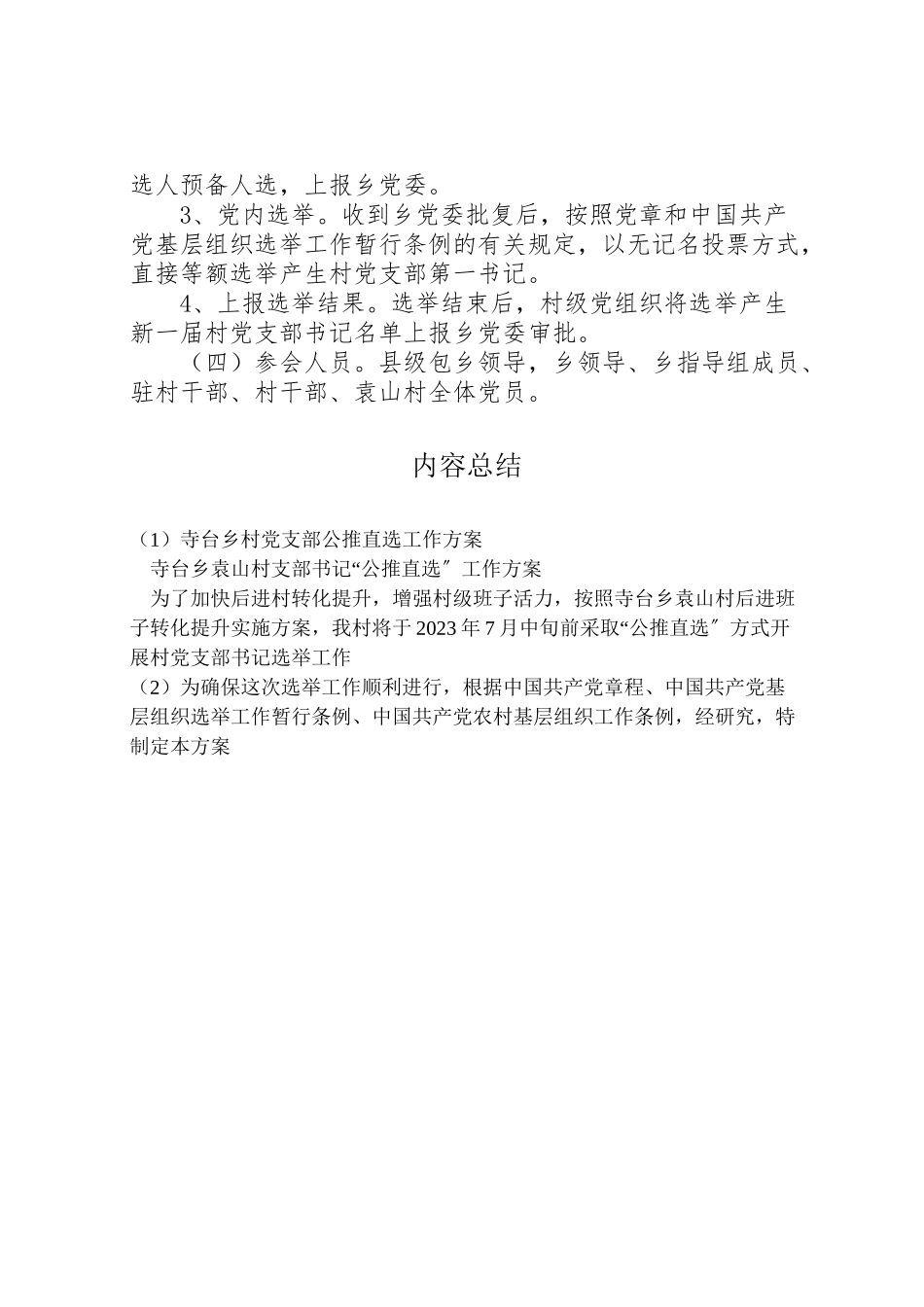 2023年寺台乡村党支部公推直选工作方案.doc_第3页