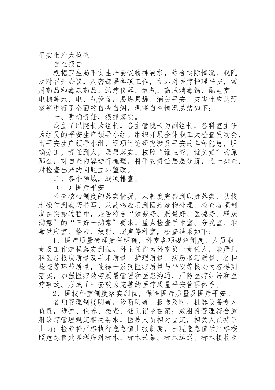 2023年市妇幼保健院安全生产大检查工作方案.doc_第3页