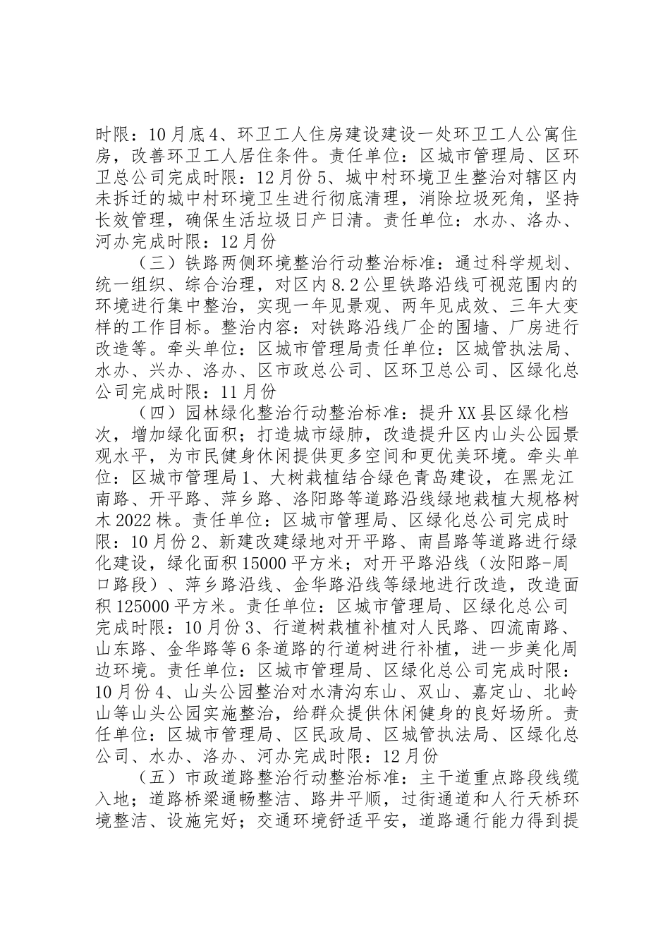 2023年市容环境十大整治行动工作方案新编.doc_第3页