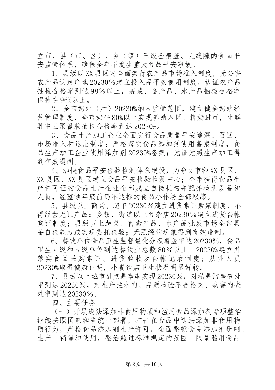 2023年市开展食品质量安全年行动工作方案.docx_第2页