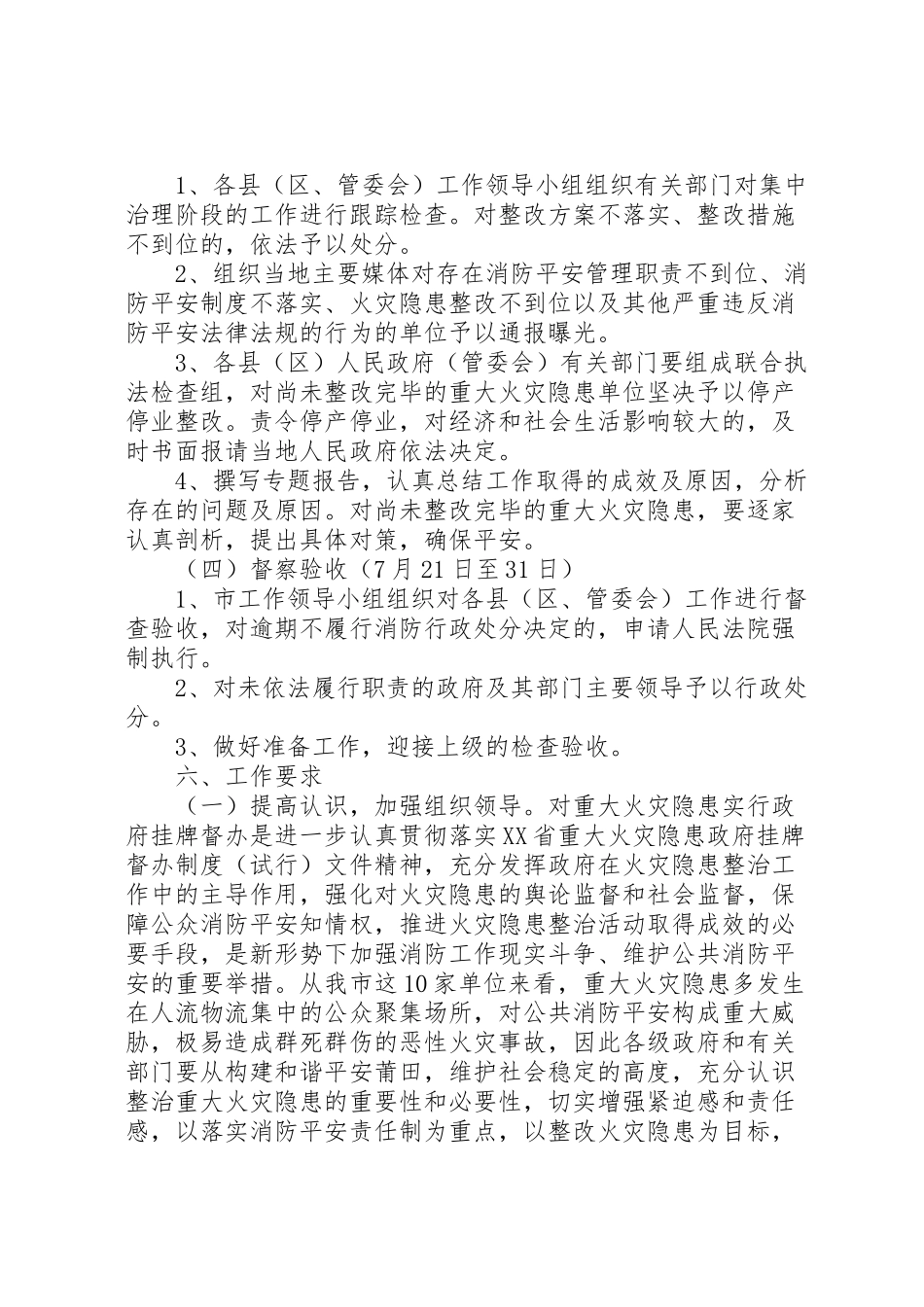 2023年市重大火灾隐患政府挂牌督办整改工作方案.doc_第3页