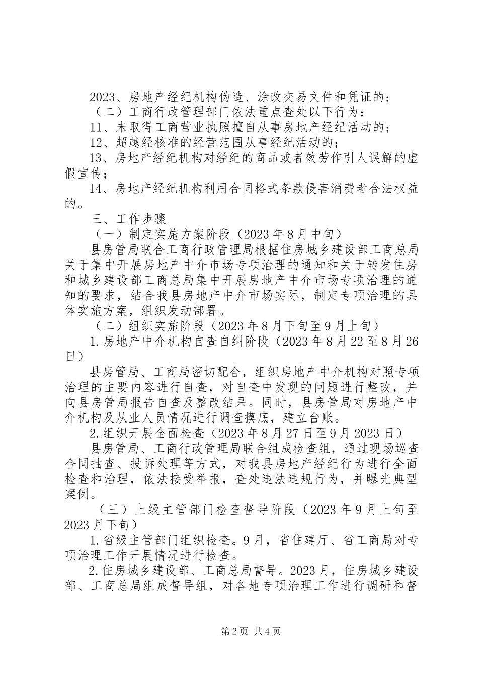 2023年房地产市场治理工作方案.docx_第2页