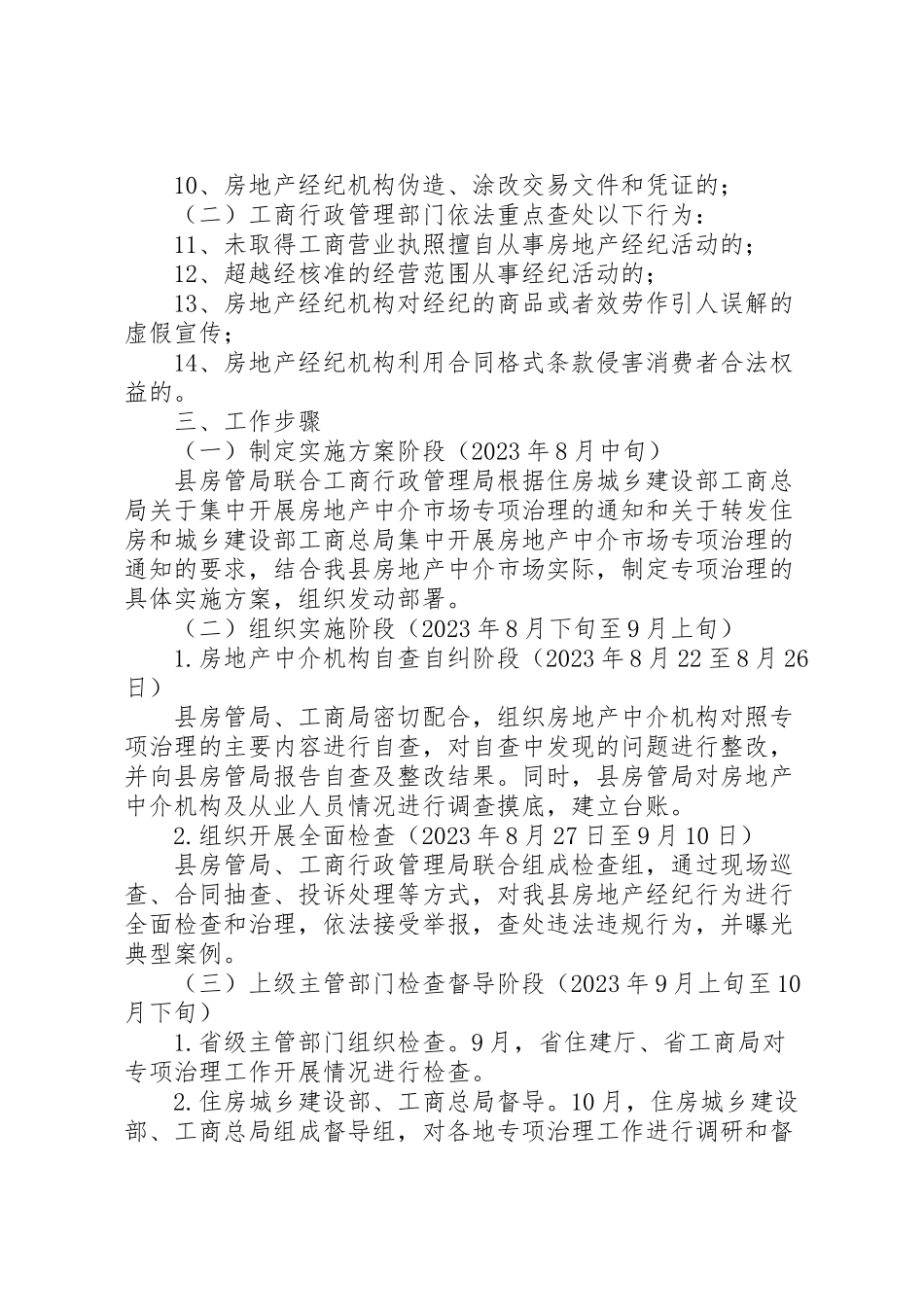 2023年房地产市场治理工作方案.doc_第2页