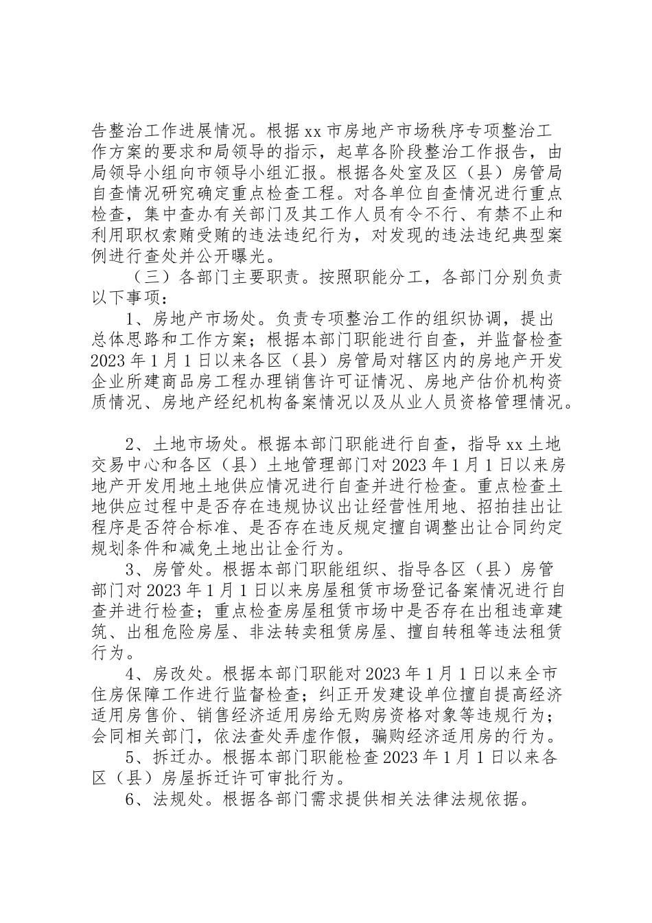 2023年房管局开展房地产市场秩序专项整治工作方案.doc_第2页