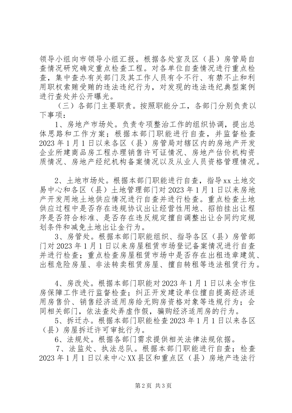 2023年房管局开展房地产市场秩序专项整治工作方案.docx_第2页