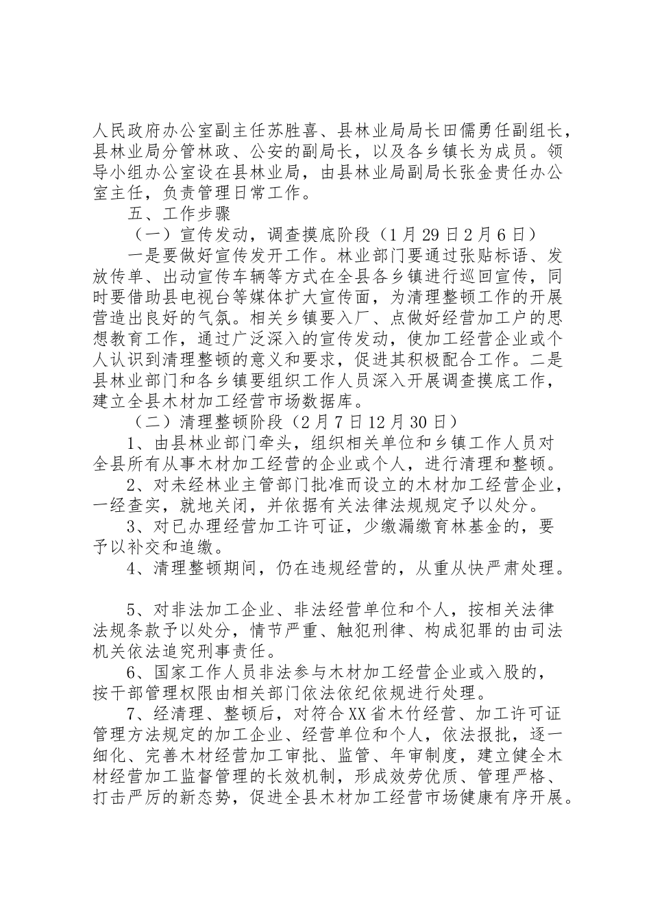 2023年木材加工市场清理整顿工作方案 .doc_第2页