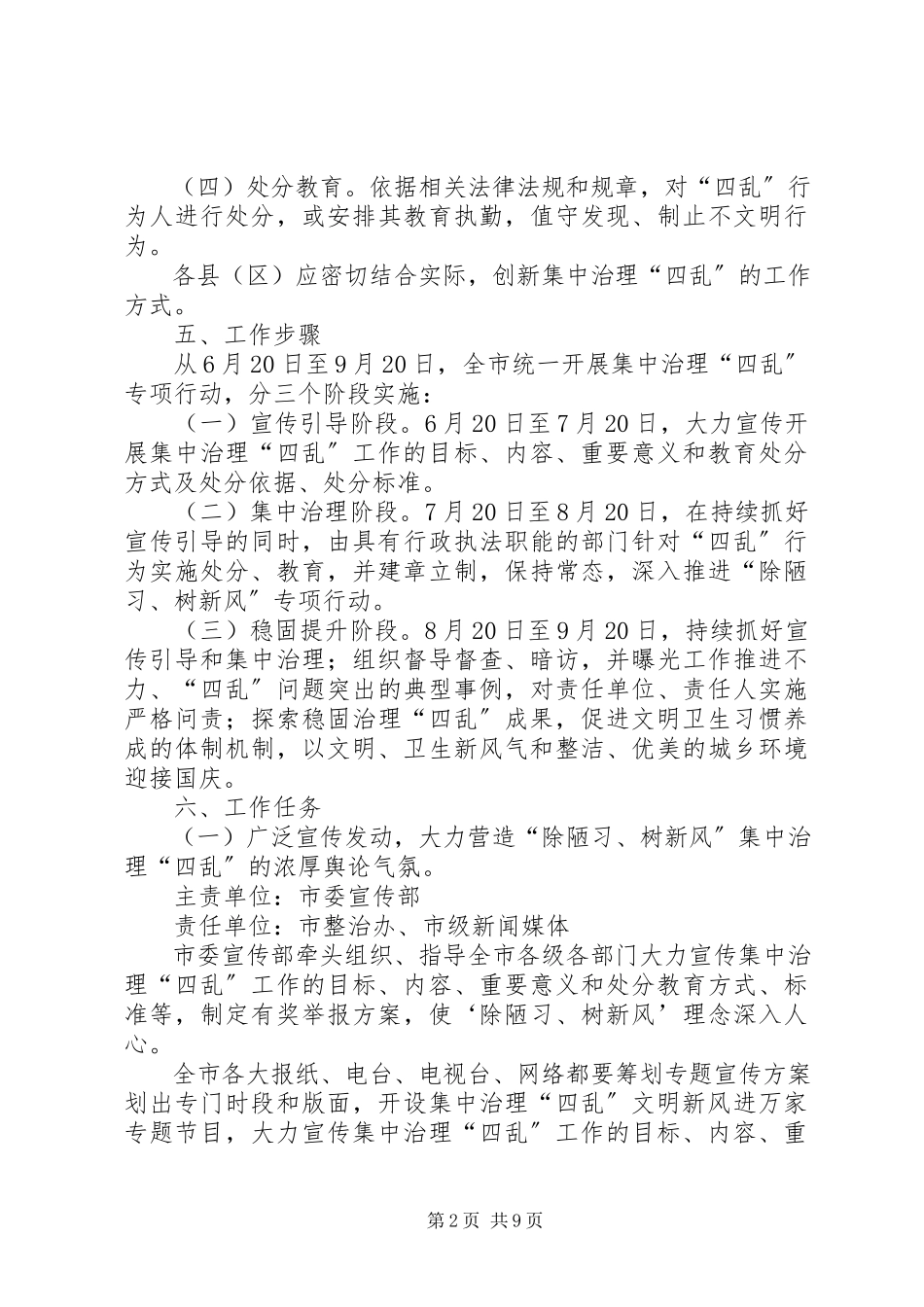 2023年民政局深化四乱整治工作方案.docx_第2页