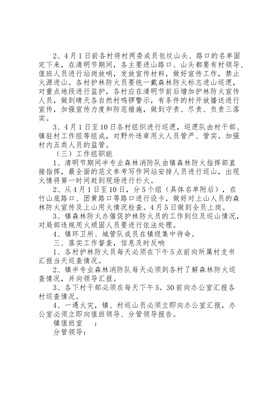 2023年清明节期间森林防火工作方案2.doc_第2页