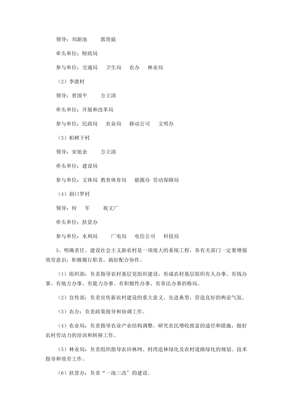 2023年社会主义新农村建设试点工作方案.docx_第3页