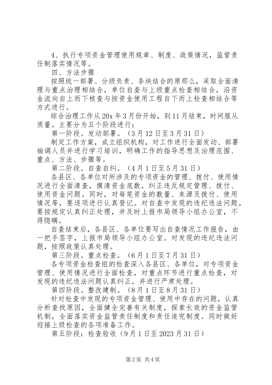 2023年社保局专项资金综合治理工作方案.docx_第2页