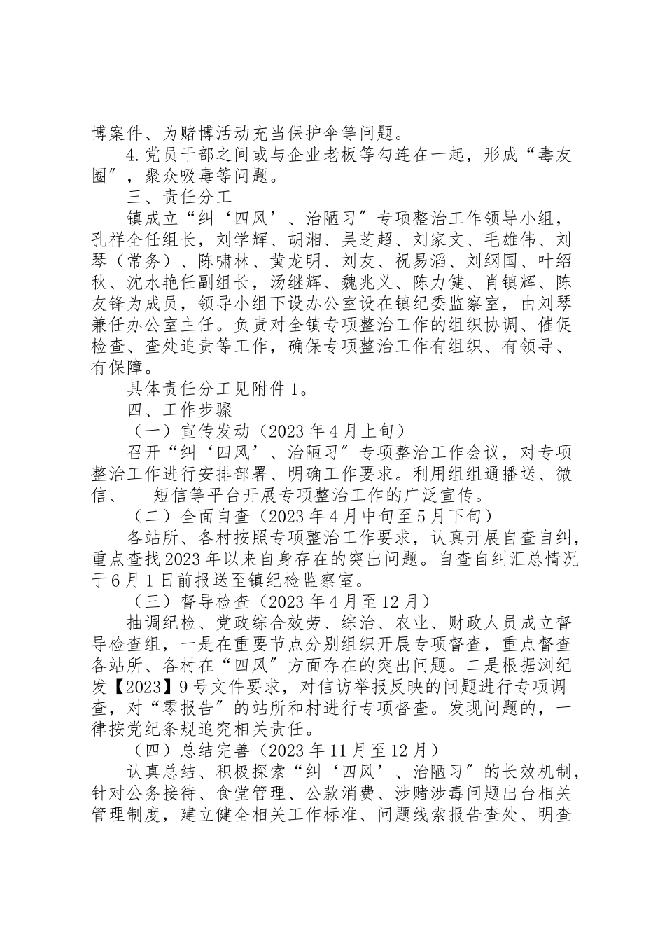 2023年纠四风治陋习专项整治工作方案.doc_第3页