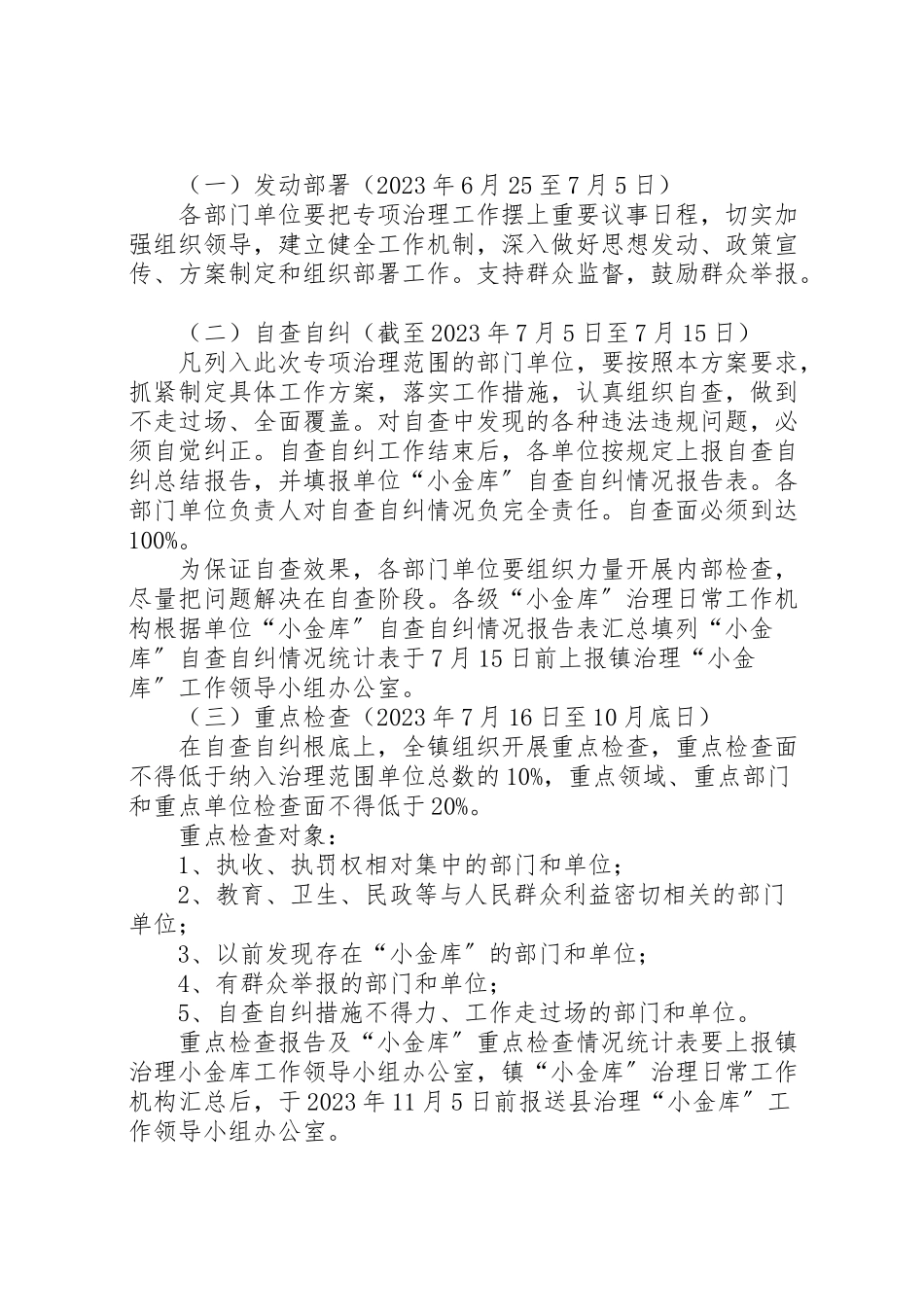 2023年镇小金库专项治理工作方案.doc_第2页