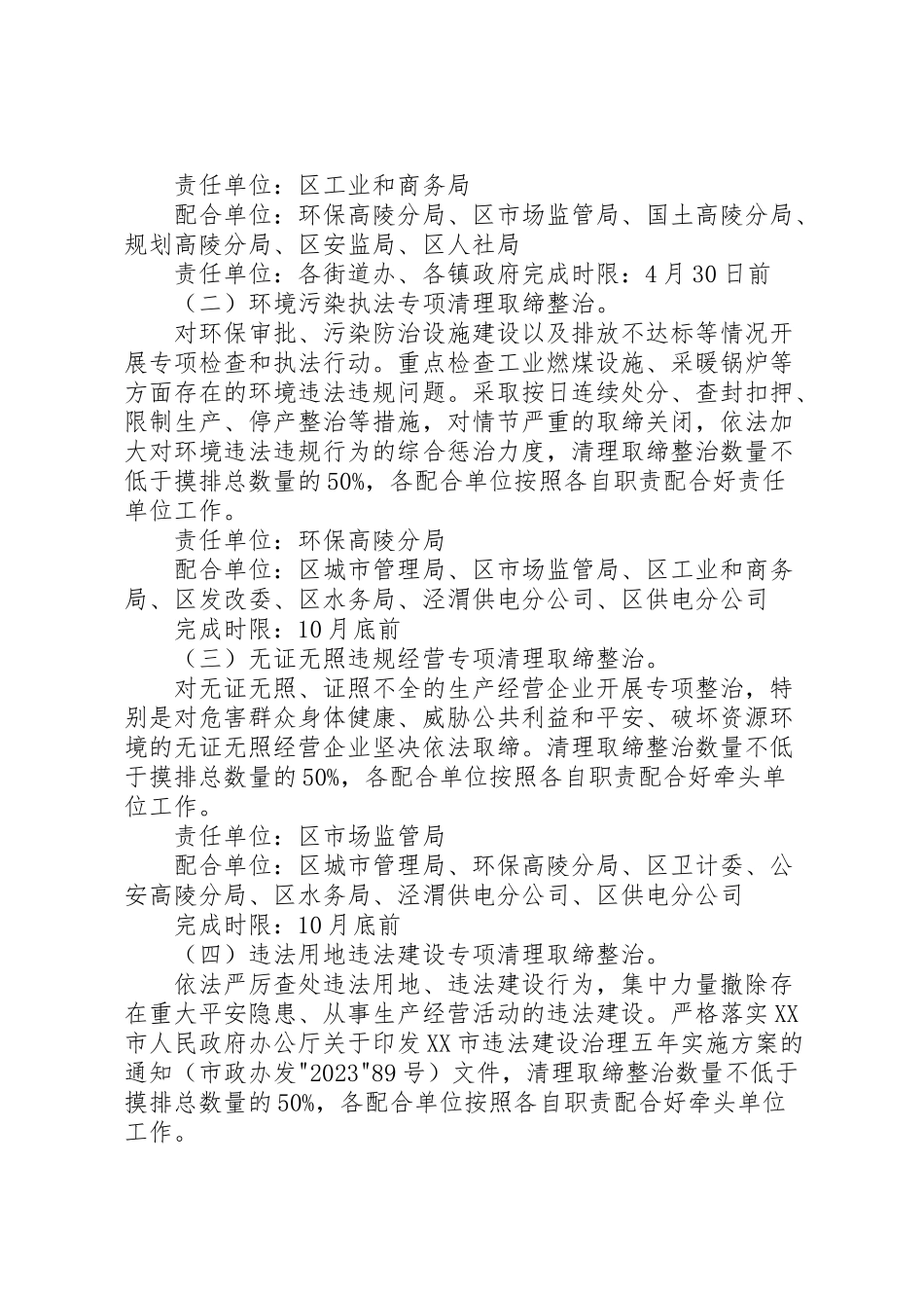 2023年镇开展小散乱污企业整治专项行动工作方案 .doc_第2页
