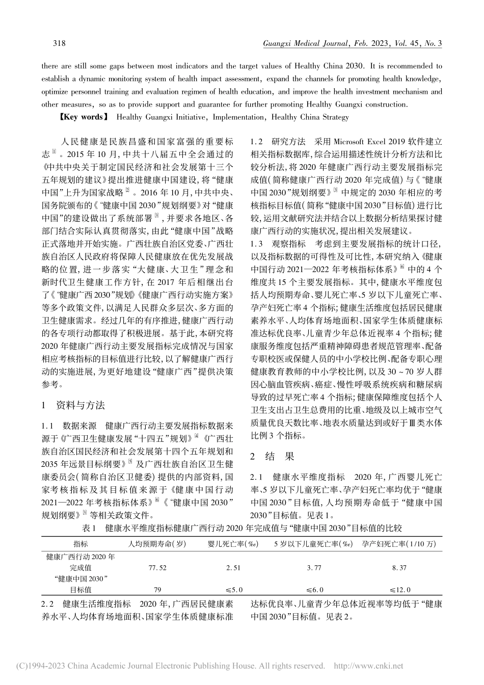 2020年健康广西行动的实施状况研究_陈布彤.pdf_第2页