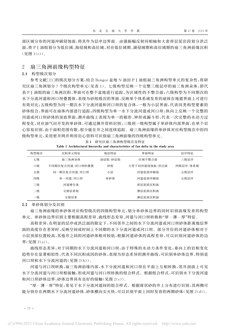Bongor盆地N油田下白...角洲前缘沉积模式及构型演化_杨云松.pdf_第3页